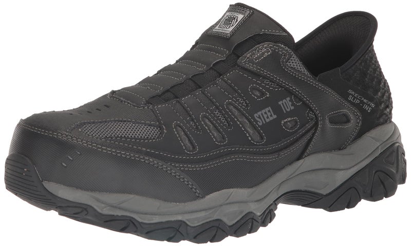 Skechers Men's Hands Free Slip-Ins Cankton-Faison ST Industrial Shoe, BLK, 10.5 - Image 1
