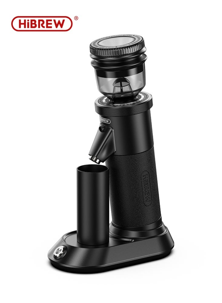 هيبرو مطحنة قهوة كهربائية مخروطية الشكل HiBREW G5A بقطر 48 مم، بتصميم سيليكون بملمس جلدي، مطحنة حبوب قهوة صغيرة الحجم محمولة، مثالية لتحضير الإسبريسو والقهوة التركية. - Image 1
