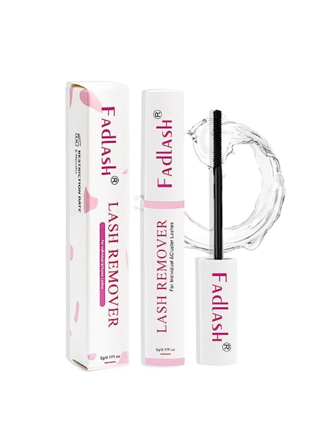 FADLASH Lash Remover for Lash Extensions 5ml Cluster Lash Glue Remover for Cluster Lashes Clear Easy Removal Eyelash Remover - Image 1