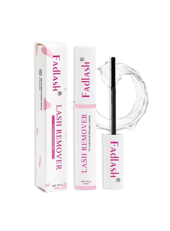 FADLASH Lash Remover for Lash Extensions 5ml Cluster Lash Glue Remover for Cluster Lashes Clear Easy Removal Eyelash Remover - Image 2