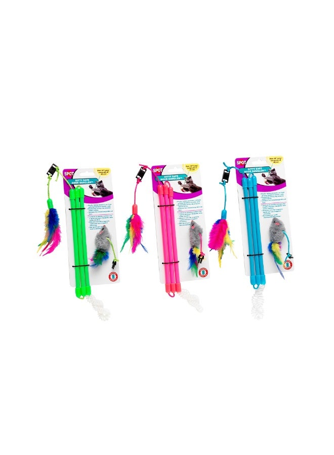 GimCat Kitty Safe Door Dangler Cat Toy Assorted Colors Per Piece