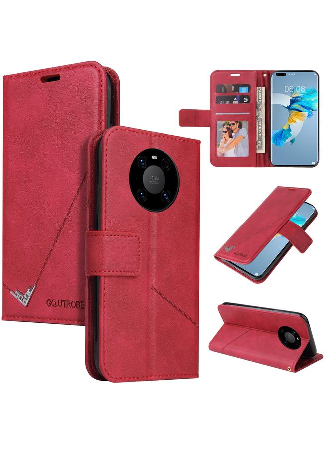Case For Huawei Mate 40 Pro Right Angle Leather Phone Case