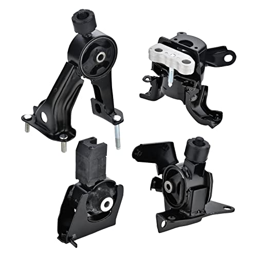 Arokzn 4Pcs Engine Motor Mount Transmission Mount Compatible with 2009 2010 2011 2012 2013 Toyota Corolla 1.8L &Toyota Matrix 1.8L,2009-2010 Pontiac Vibe 1.8L FWD A62015 A62023 A62027 A62039 - Image 1