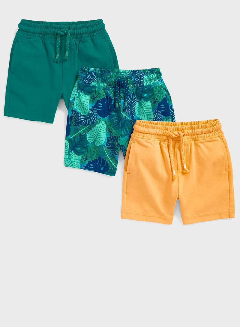 mothercare Jungle Jersey Shorts - 3 Pack
