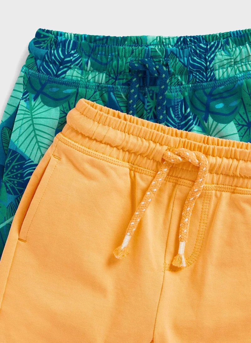mothercare Jungle Jersey Shorts - 3 Pack