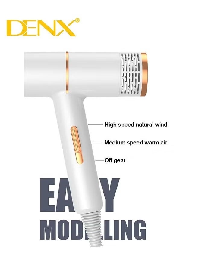 Denx Hair Dryer, Powerful, Lightweight And Portable Hair Dryer Suitable For Home And Travel Use - Image 3