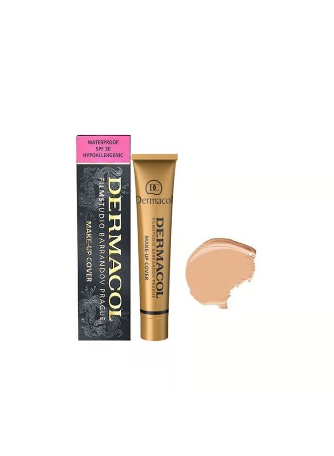 Dermacol Makeup Cover Foundation SPF30 212 30g - Image 1