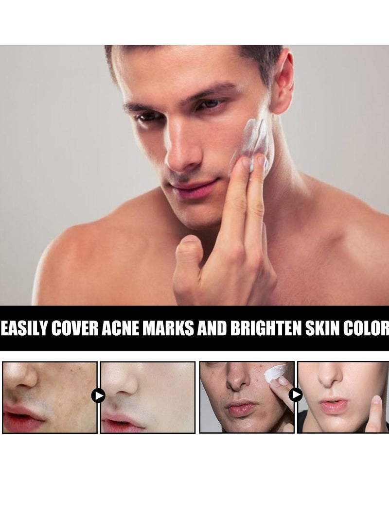 إيلهو كريم مكياج للرجال 50 جرام ، مع المخفي و تأثير الجلد مشرق ، الطبيعية الطازجة ، والمياه واقية من التعرق ، تنطبق على أي نوع من الجلد ، ومناسبة للاستخدام في المكياج - Image 3