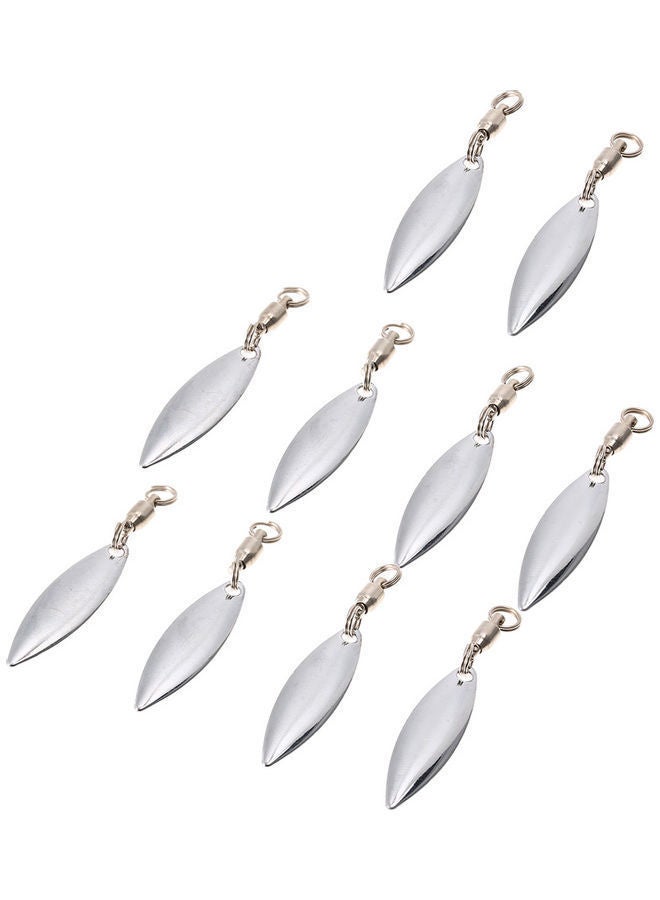 NIBEMINENT 10-Piece Spinner Longcast Metal Spoon Bait Fishing Lure - Image 3