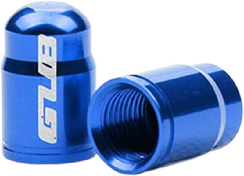 klarako Pair Aluminum Alloy Bicycle Tire Valve Cap for Presta French/Schrader American Nozzle Tire Stem Cap Ultralight Mountain Road Bike Tyre Dust Covers - Image 1