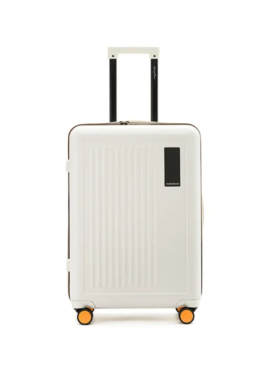 موكوبارا للتجارة ذ.م.م حقيبة ترانزيت من البولي كربونات - لون بني محمل .، أبيض