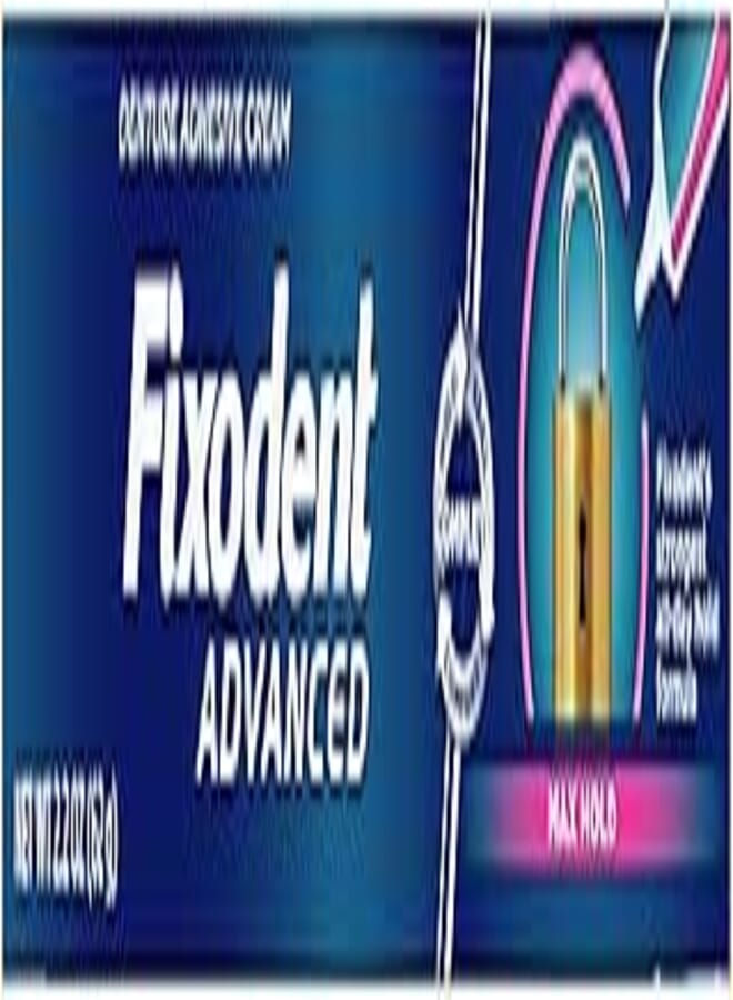 Fixodent Advanced Max Hold Denture Adhesive Cream - 62g