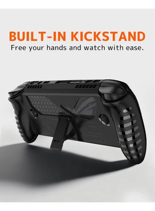 Silicone Skin for ASUS ROG Xbox Ally X/Xbox Ally 2025 Case with Screen Protector Set, Protective TPU  Cover with Stand, Shockproof Anti-Scratch Non-Slip Grip Wrap - view 5