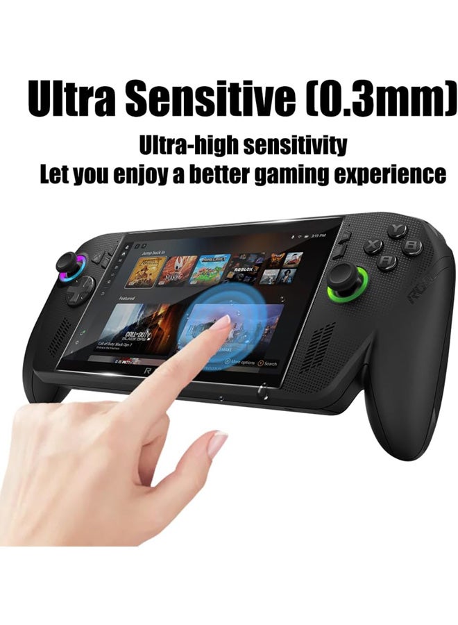 SJet Silicone Skin for ASUS ROG Xbox Ally X/Xbox Ally 2025 Case with Screen Protector Set, Protective TPU  Cover with Stand, Shockproof Anti-Scratch Non-Slip Grip Wrap - Image 3