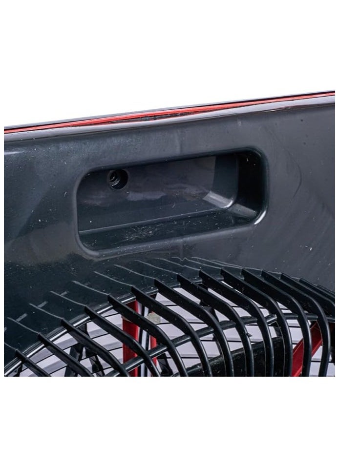 FIRST 1 First One 5-Blade Box Fan - 12 Inch - T130125Z-001, Black/Red, 60.0 Watts  - Image 2