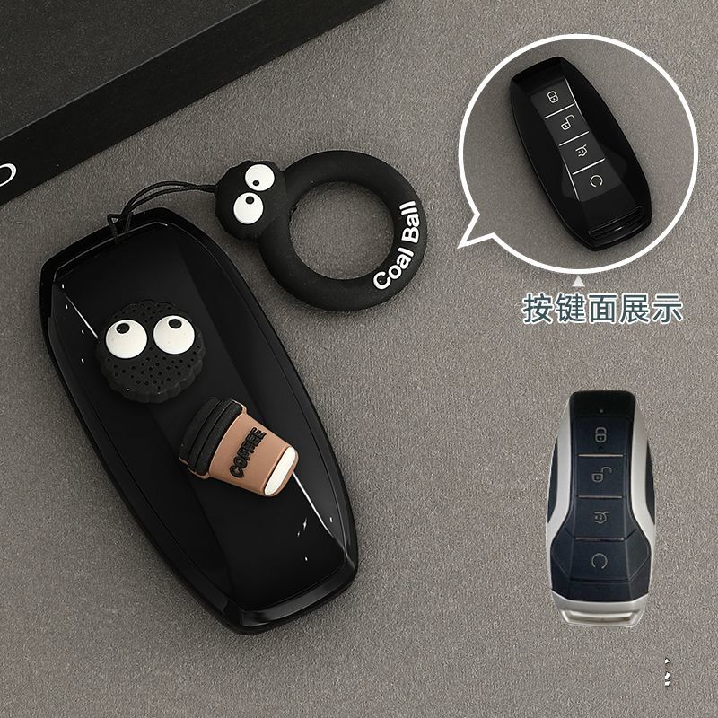 بي واي دي غطاء مفتاح BYD هان - متوافق مع دولفين، سيغول، سونغ بلس DM-i، تشين EV، تانغ، يوان برو، ديستروير 05، سيل ستايل - Image 1