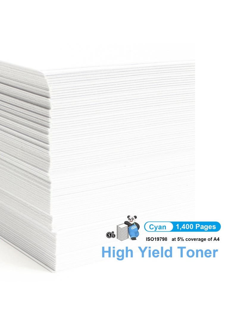 ASTA CE321A 128A 1415 Toner Universal CF211A CB541A Color Toner Cartridge Compatible For HP Laser Jet CP1525n CP1525nw CM1415fnw Printer pr Premium Smooth Clear Printing Print 321 128 A - Image 2