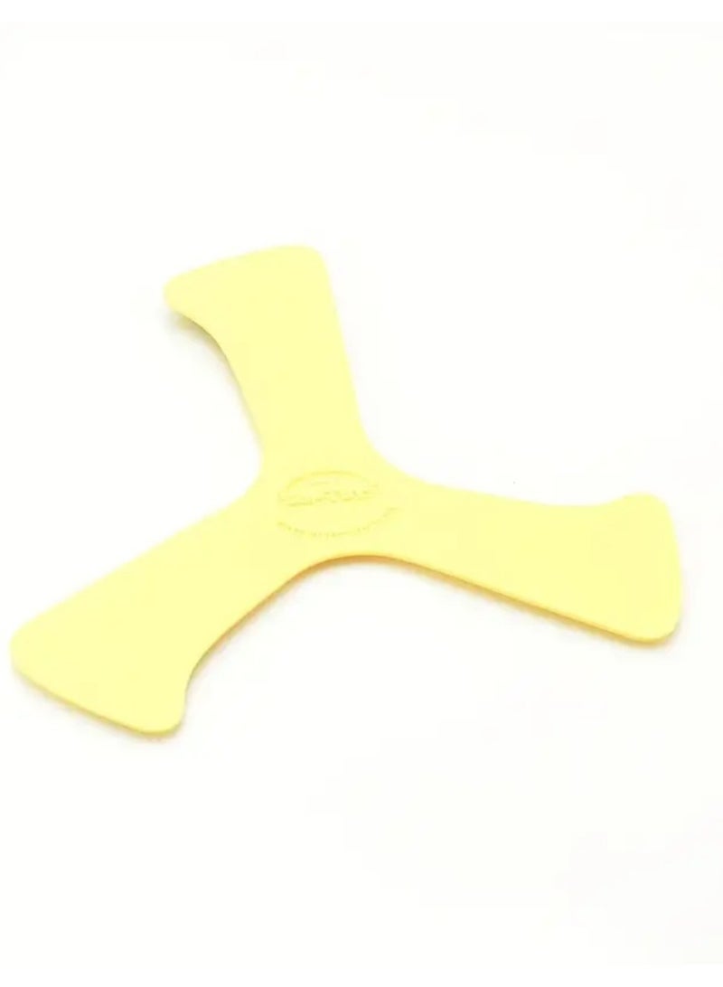 Zooporang Easy to Throw Three-leaf Cross Colorful Soft Foam Design (Yellow)