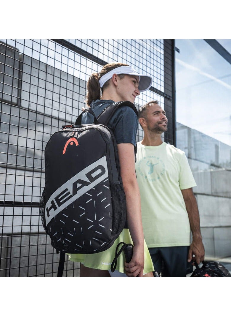 HEAD حقيبة ظهر فريق HEAD | أسود/سيراميك | مع قسم منفصل للأحذية والمضارب - Image 1