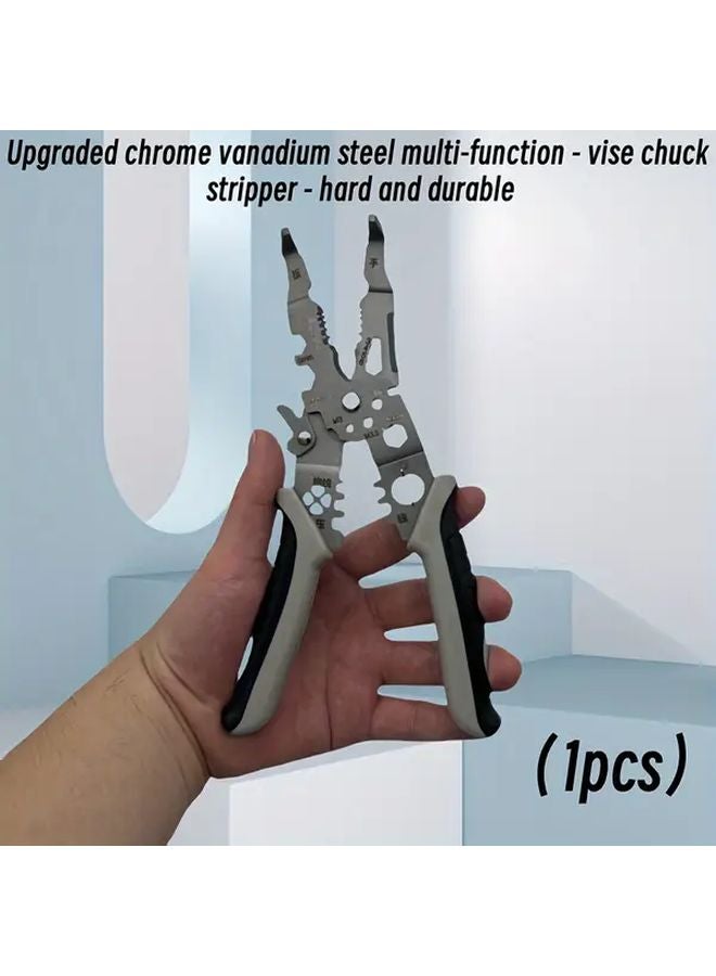 أداة كهربائية متعددة الوظائف: كماشة نمور بمخلبين من الفولاذ الصلب المطلي بالكروم المحدثة - Image 1