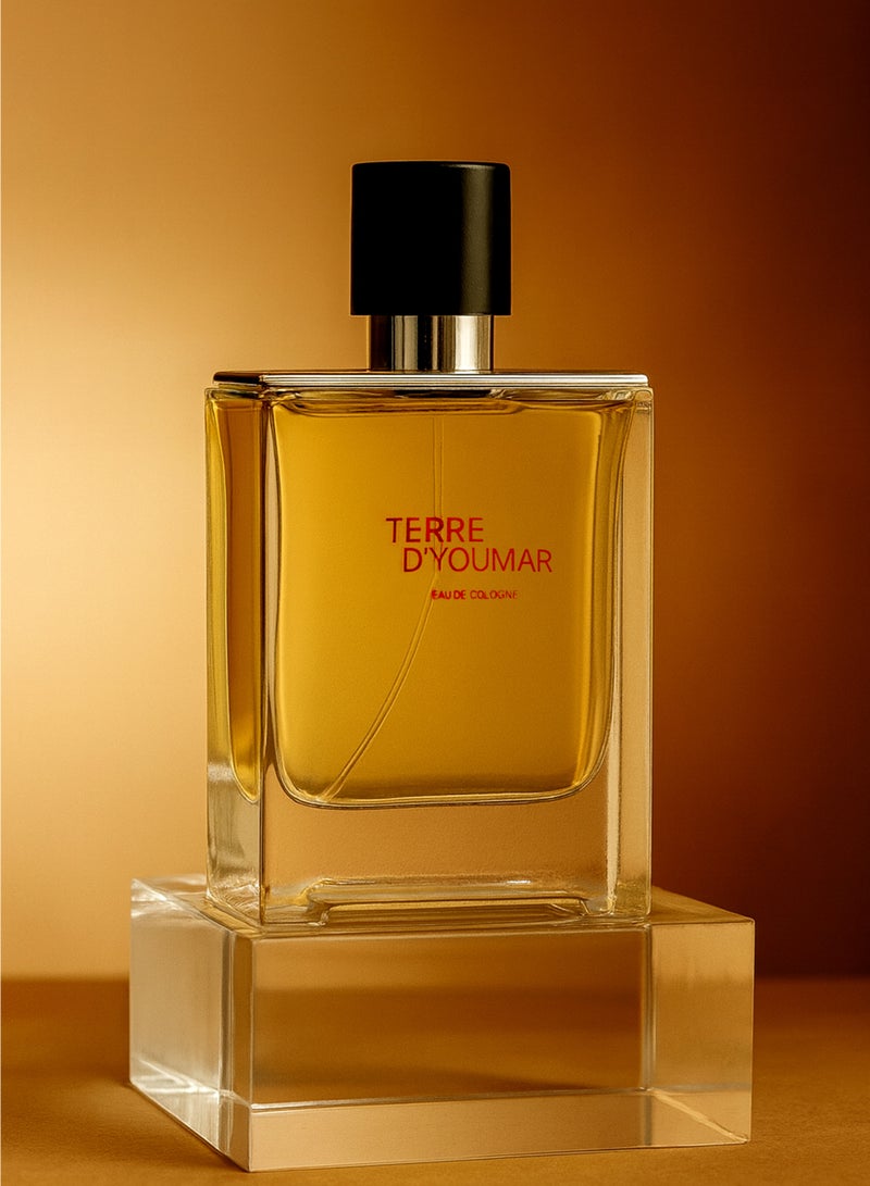 يومار عطر فاخر للرجال من تير دي يومار رقم 0096 | عطر رجالي يدوم طويلاً بنفحات منعشة وحارة وعطرية وترابية | ماء كولونيا للرجال 100 مل - Image 2