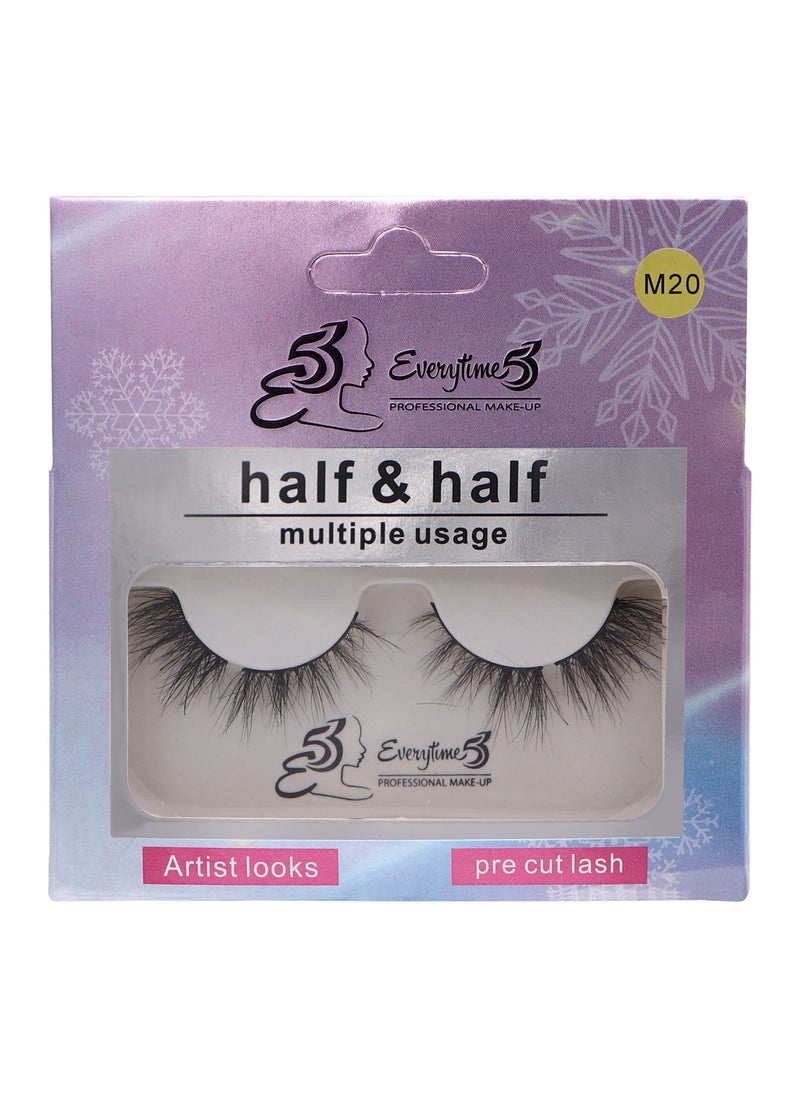 Everytime53 Everytime53 Women's Half & Half Eye Lashes - M20  - Image 1