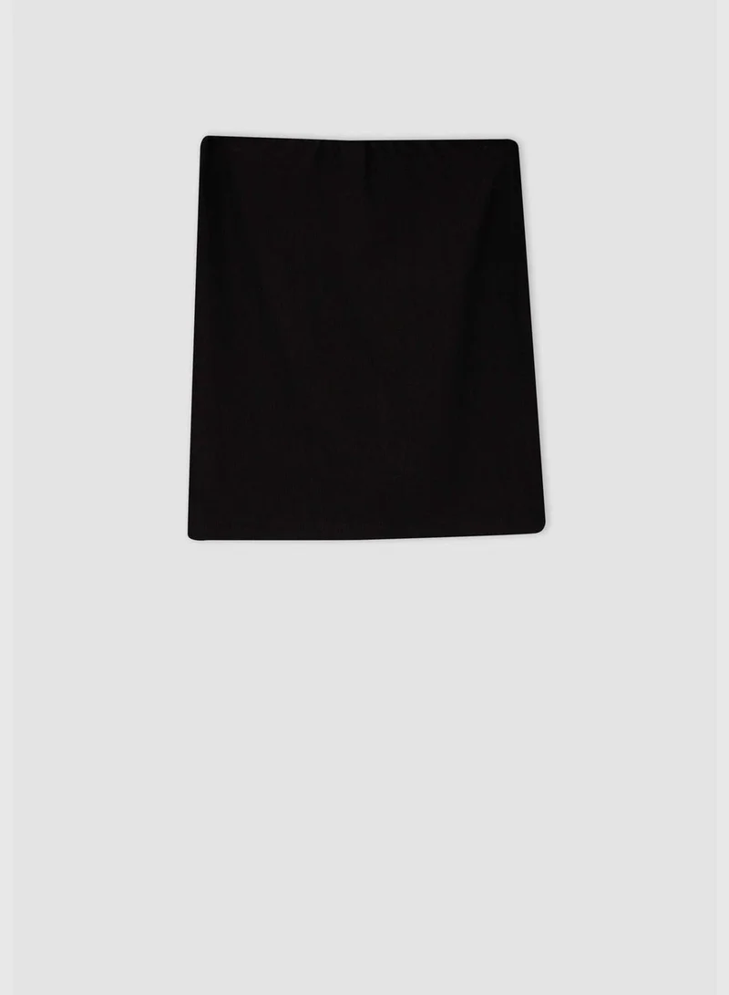 DeFacto Woman Bodycon Dress Knitted Skirt