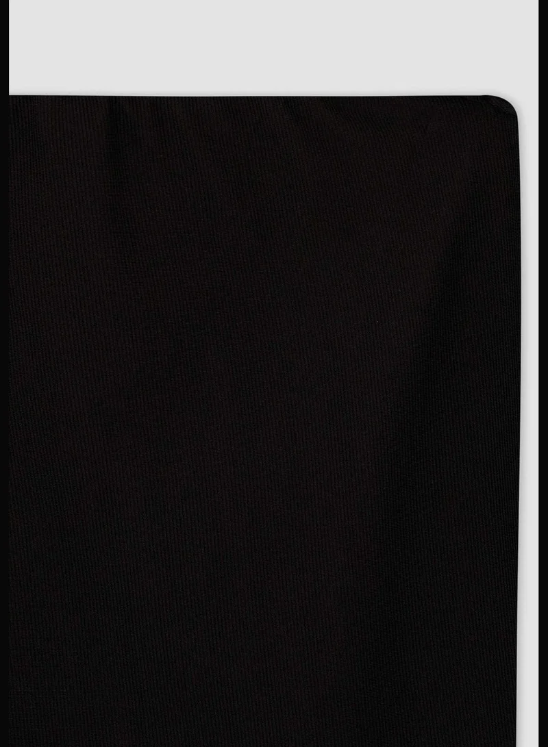 DeFacto Woman Bodycon Dress Knitted Skirt
