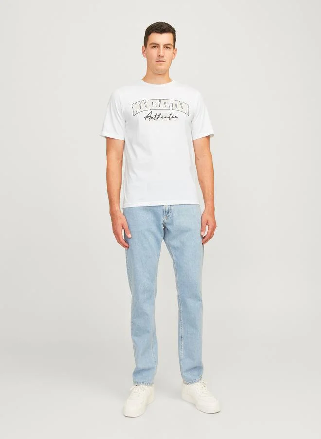 JJ Rebel Manhattan Print Crew Neck T-Shirt