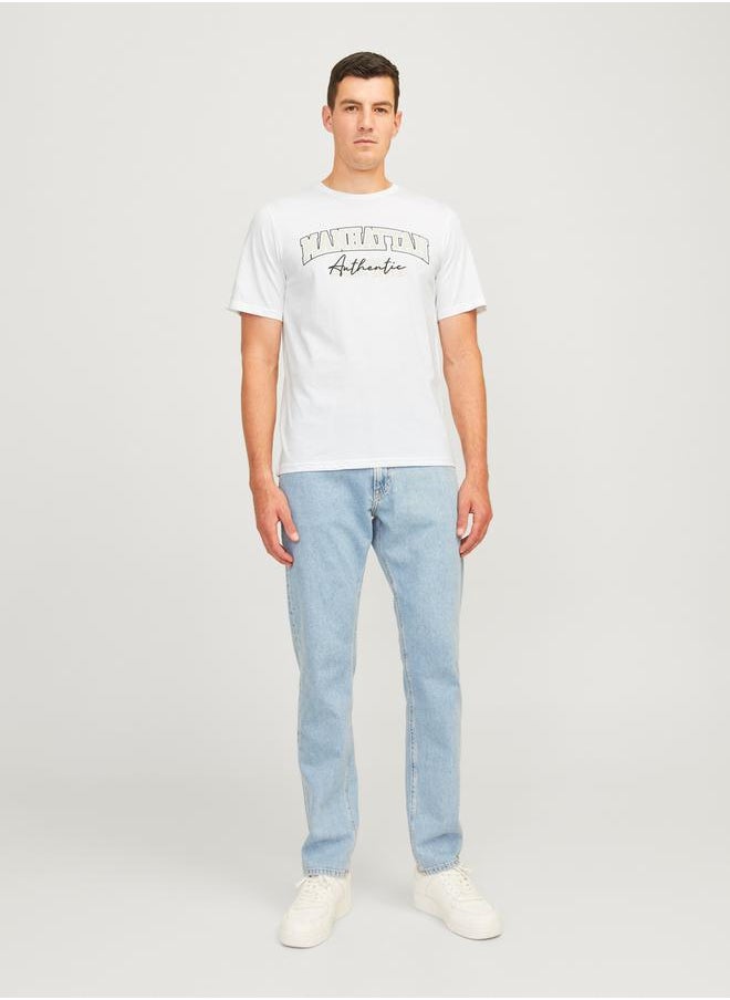 JJ Rebel - Manhattan Print Crew Neck T-Shirt - Image 1