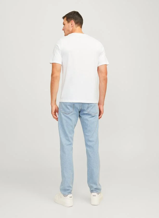 JJ Rebel Manhattan Print Crew Neck T-Shirt
