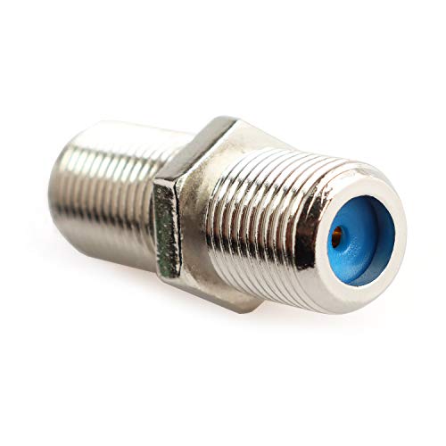 Pasow F81 Barrel Connectors High Frequency 3GHz Female to Female F-Type Adapter Couplers (20 pcs, Silver) - Image 3