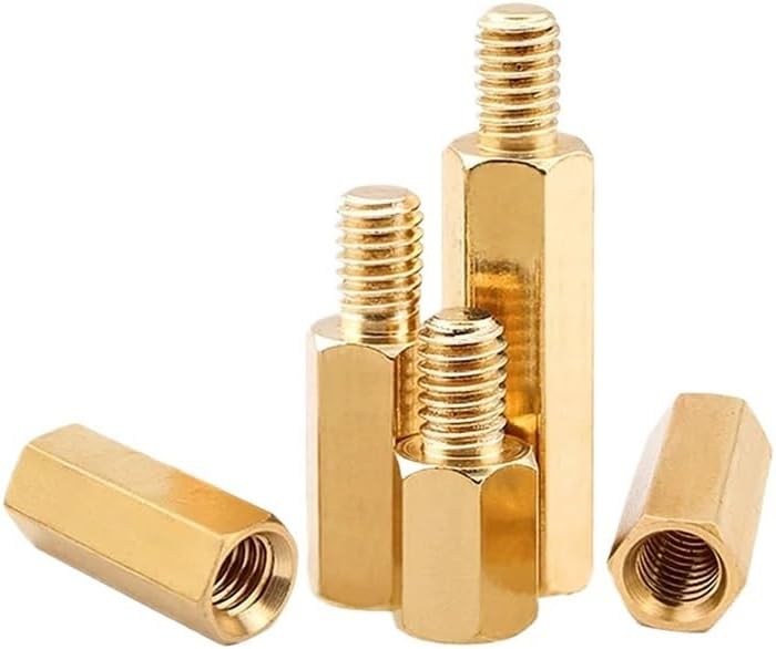 M3 براس مسدس ستاندوف فاصل PCB أنثى-أنثى 10 مم 10 قطعة - Image 3