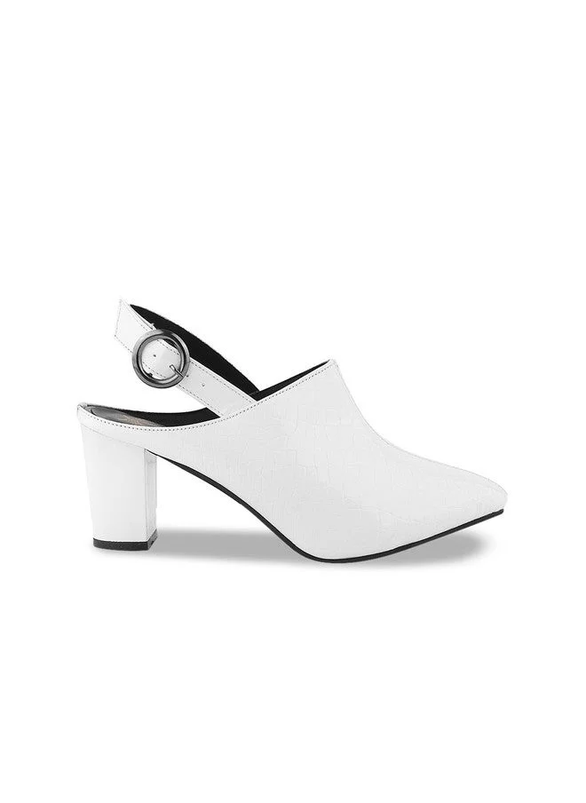شوتوبيا Shoetopia Croco Print Stylish Pointed Toe Pumps for Women & Girls
