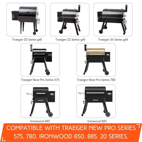 Findful 30 Pack BAC407 Grease Bucket Liner Compatible for Traeger Pro Series 575/780, 22/34 Series, Ironwood 650/885 Grills, Grill Accessories Drip Tray Liner - Image 4