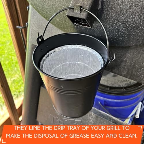 Findful 30 Pack BAC407 Grease Bucket Liner Compatible for Traeger Pro Series 575/780, 22/34 Series, Ironwood 650/885 Grills, Grill Accessories Drip Tray Liner - Image 5