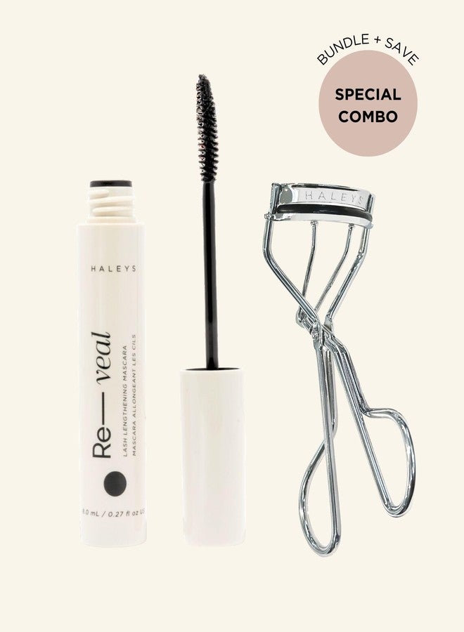 HALEYS Natural Lash Lift Duo, KOREAN Formula (Black) Mascara + Instant Lash Curler, Lifts, Defines, Curls, Nourishes, Non-carbon Black, Cruelty-free - Image 2