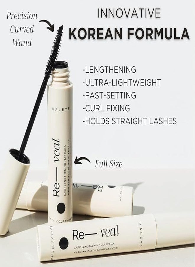 HALEYS Natural Lash Lift Duo, KOREAN Formula (Black) Mascara + Instant Lash Curler, Lifts, Defines, Curls, Nourishes, Non-carbon Black, Cruelty-free - Image 3