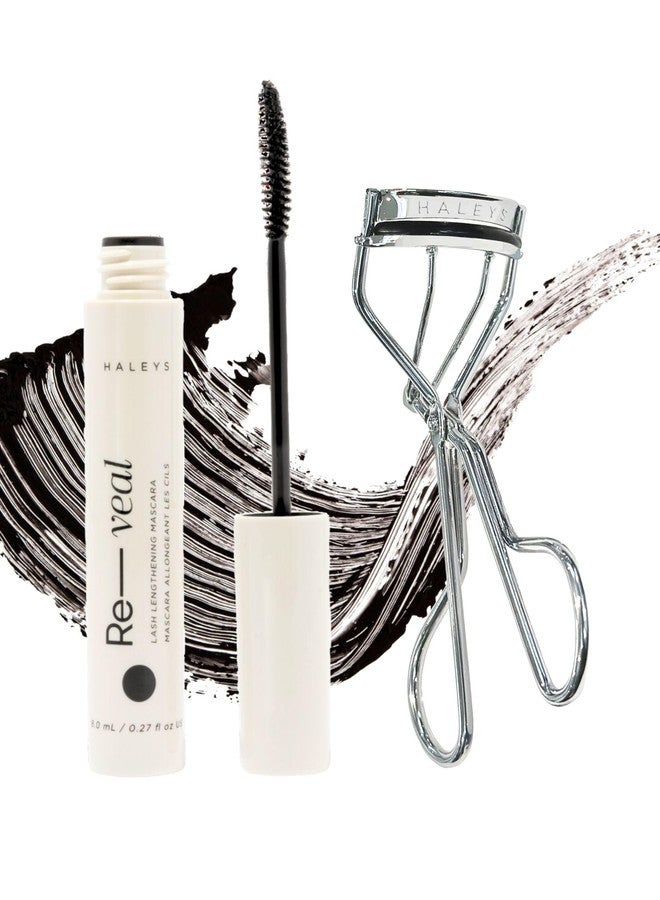 HALEYS Natural Lash Lift Duo, KOREAN Formula (Black) Mascara + Instant Lash Curler, Lifts, Defines, Curls, Nourishes, Non-carbon Black, Cruelty-free - Image 1