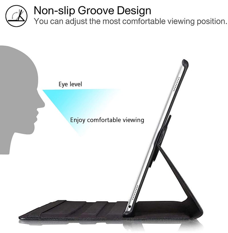 TGK Rotating Cover for Samsung Galaxy Tab S6 10.5 inch 2019 (Model SM-T860/T865/T867) (Black) 360 Degree Leather Smart Rotary Swivel Stand Flip Case - Image 4
