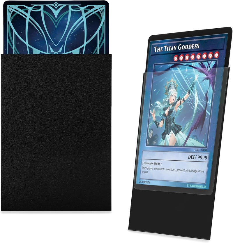 TitanShield (150 Sleeve/Black) Small Japanese Sized Trading Card Sleeves Deck Protector Compatible with Yu-Gi-Oh, Cardfight!! Vanguard & Photocards - Image 3