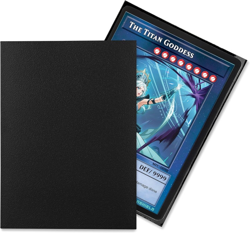 TitanShield (150 Sleeve/Black) Small Japanese Sized Trading Card Sleeves Deck Protector Compatible with Yu-Gi-Oh, Cardfight!! Vanguard & Photocards - Image 2