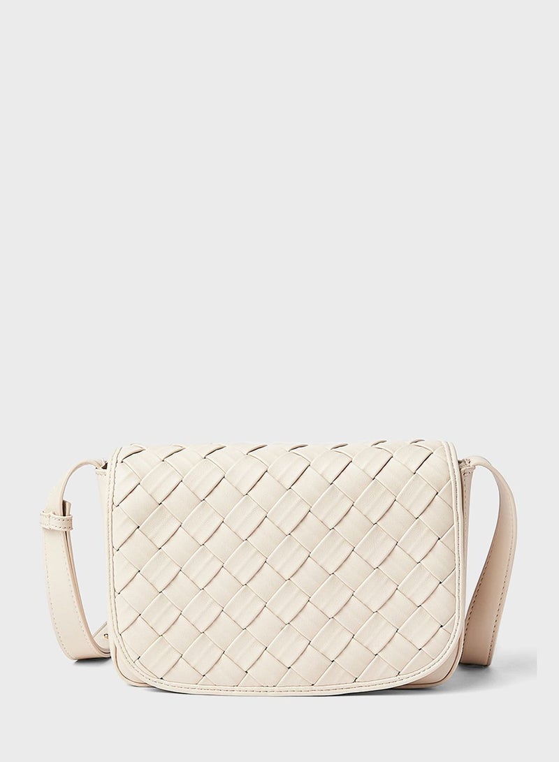 PIECES Woven Crossbody Bag  - Image 1