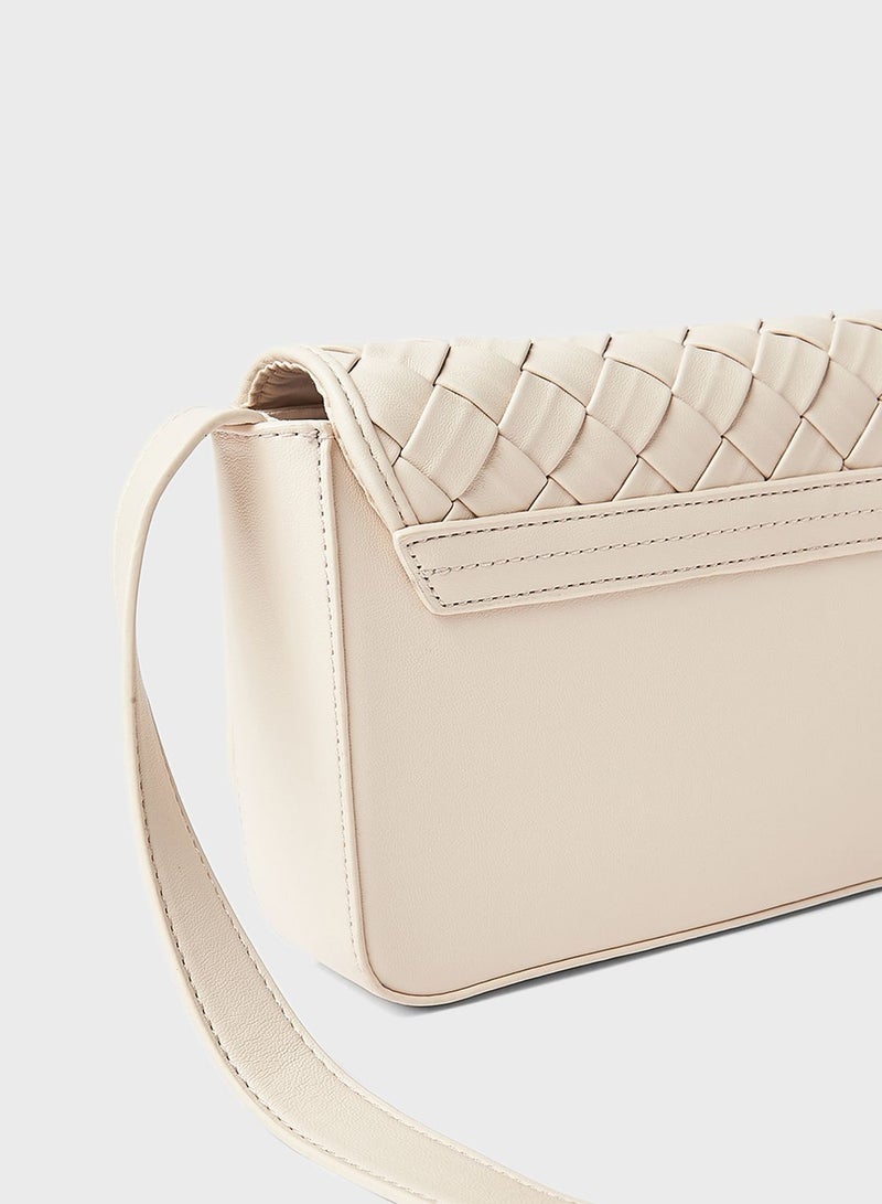 PIECES Woven Crossbody Bag  - Image 3