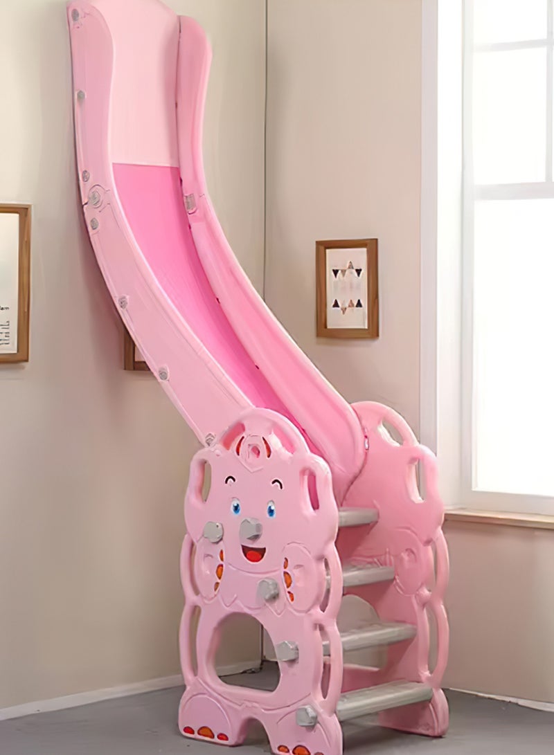 فنز  زحليقة 4 في 1 للأطفال الصغار قابلة للطي بنمط فيل قابلة للطي ، مجموعة لعب متسلقة للاستخدام في الأماكن المغلقة والمفتوحة مع طوق كرة سلة - Image 4