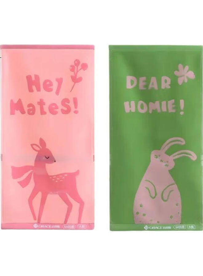 Grace (Grace) Pure Cotton Children'S Towel Female Xinjiang Autumn And Winter New Cartoon 5A Antibacterial All Cotton Face Towel Children Male Pink + Green - Image 3