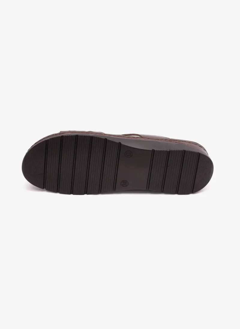 Comfort Plus COMFORT PLUS LADIES SANDAL WITH ULTRA MASSAGE POINT BROWN
