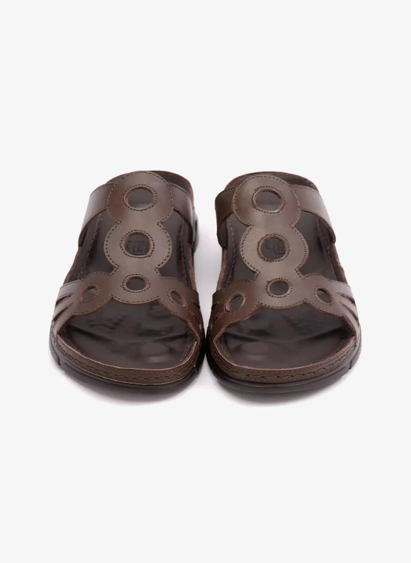 Comfort Plus COMFORT PLUS LADIES SANDAL WITH ULTRA MASSAGE POINT BROWN