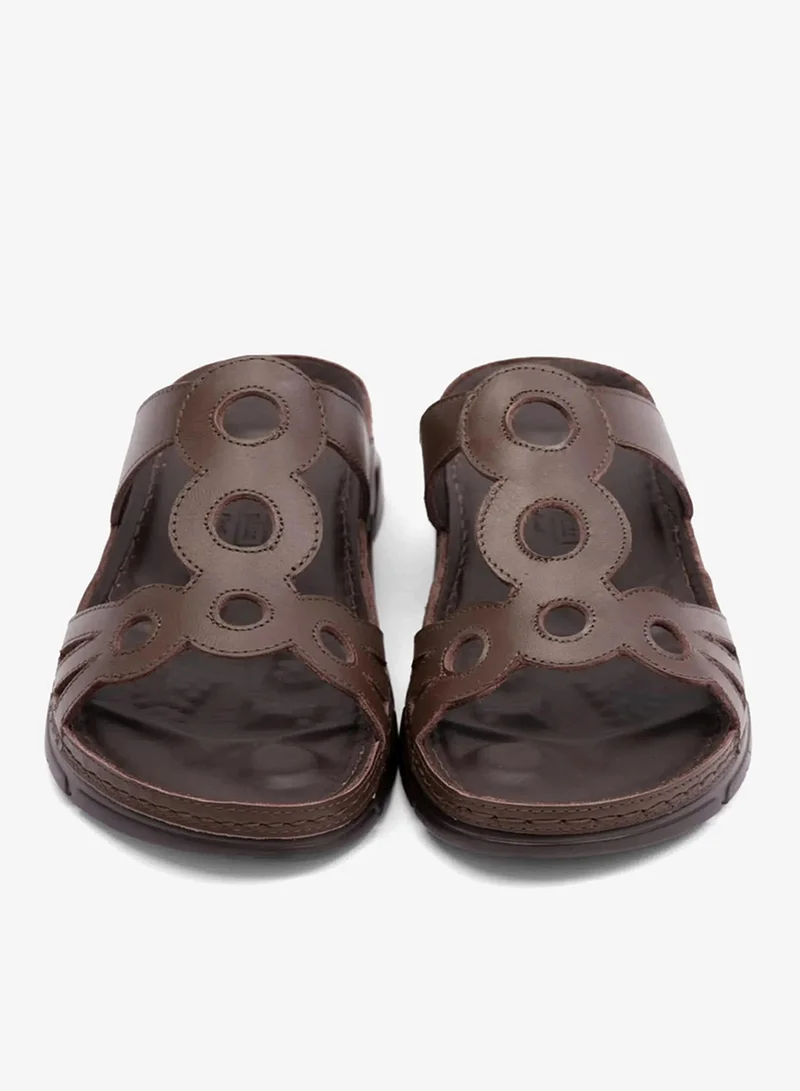Comfort Plus  COMFORT PLUS LADIES SANDAL WITH ULTRA MASSAGE POINT BROWN for Women | Best Price UAE