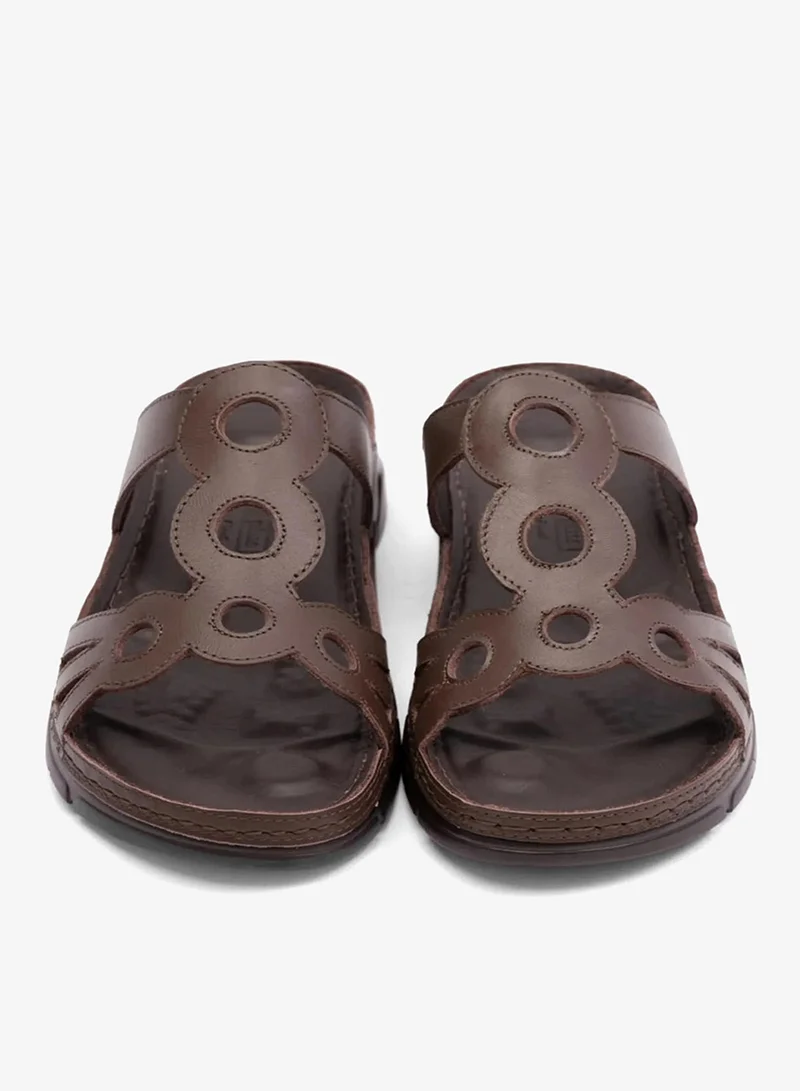 Comfort Plus  COMFORT PLUS LADIES SANDAL WITH ULTRA MASSAGE POINT BROWN for Women | Best Price UAE